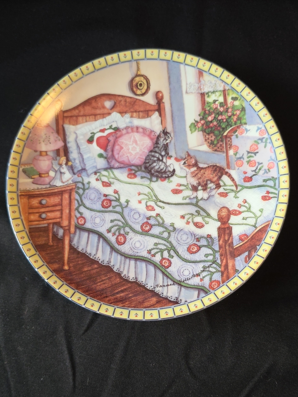Knowles "A Sunny Spot" By Hannah Hollister Ingmire Decorative Plate